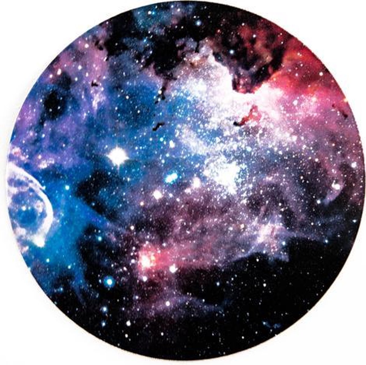 Moodadventures | Muismatten | Muismat Rond Galaxy | Rubber | 20x20 cm.